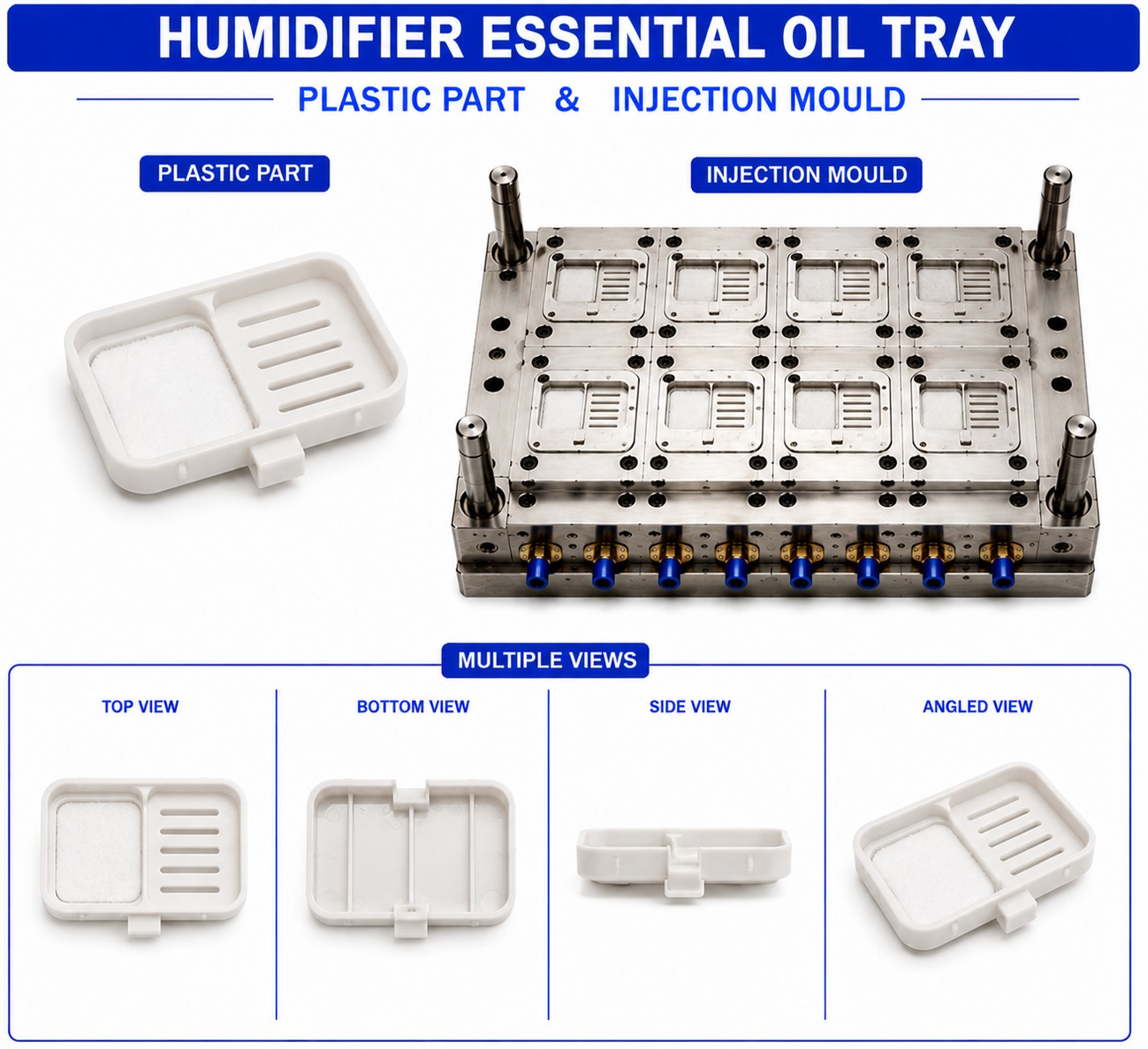 Humidifier Plastic Essential Oil Tray Mould and Moulding Service